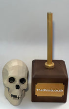 Load image into Gallery viewer, Rust Game Skull Trophy 12 inch tall Customisable Name | Hand Painted | Resin