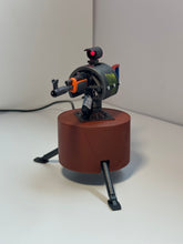 Load image into Gallery viewer, Rust 3D printed Auto Turret
