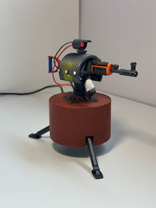 Rust 3D printed Auto Turret