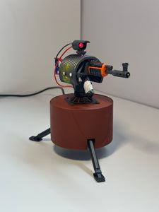 Rust 3D printed Auto Turret