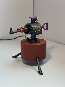 Rust 3D printed Auto Turret